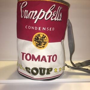 Andy Warhol Campbell Soup bucket bag